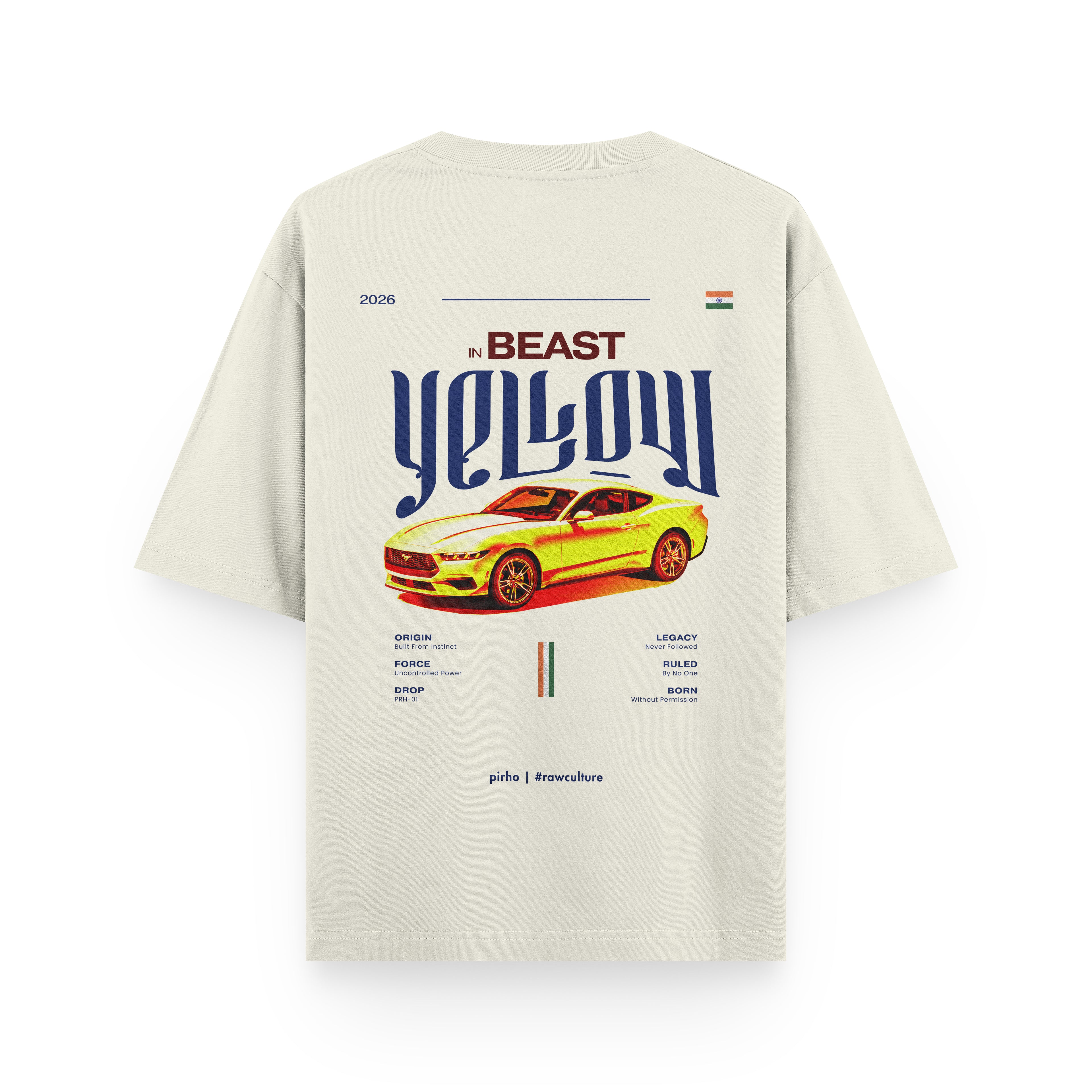 Beast In Yellow Oversized Tee