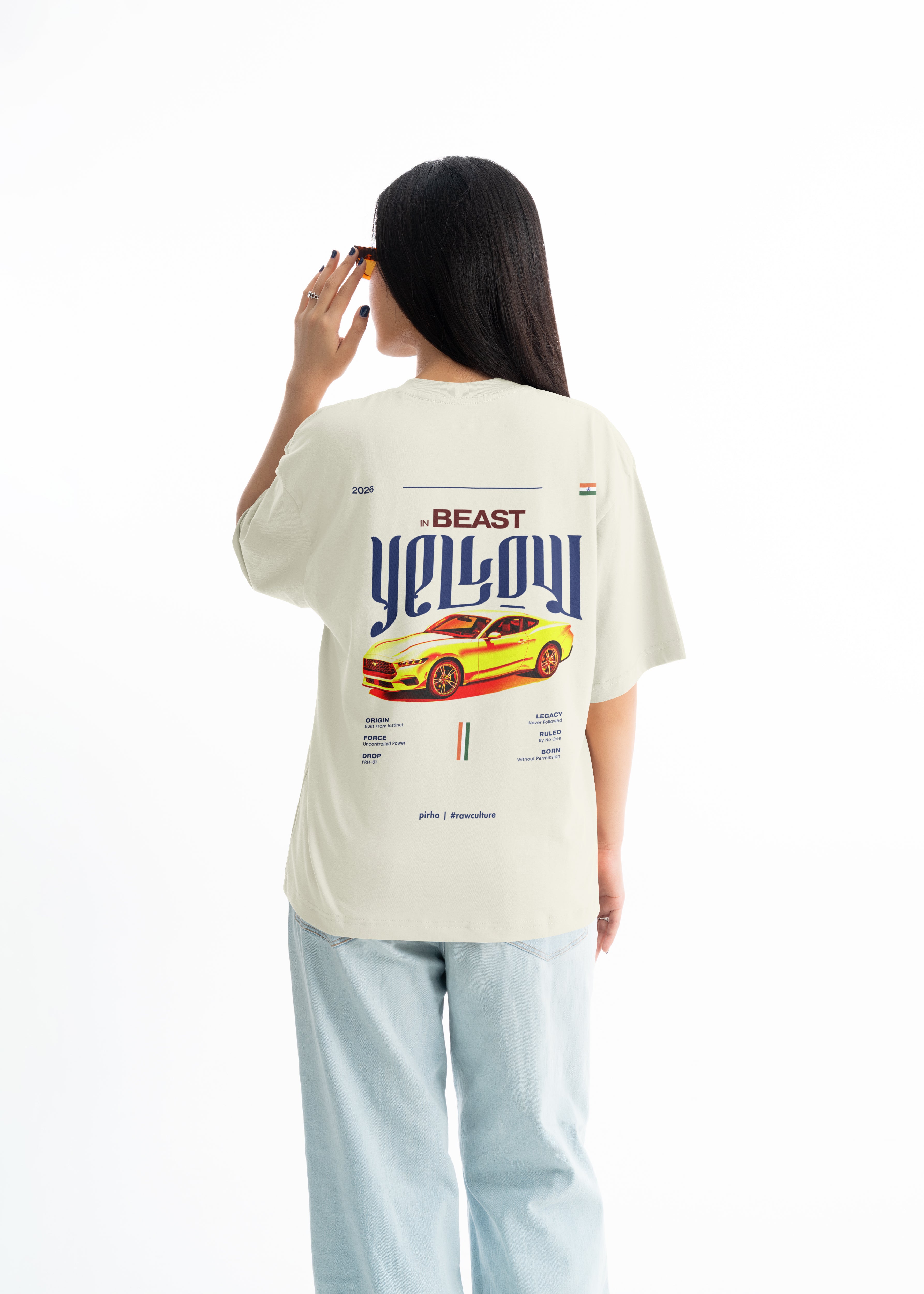 Beast In Yellow Oversized Tee