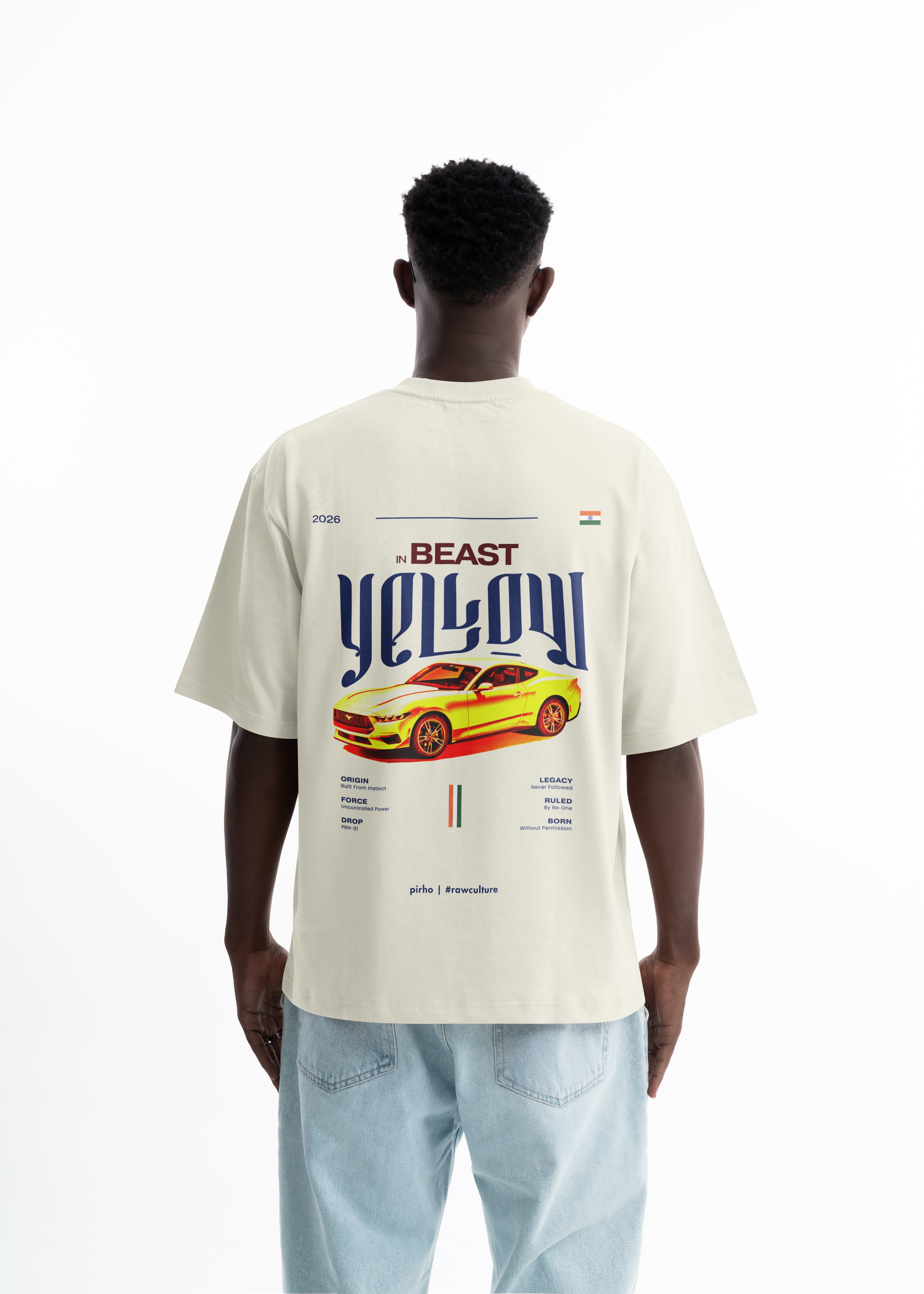 Beast In Yellow Oversized Tee